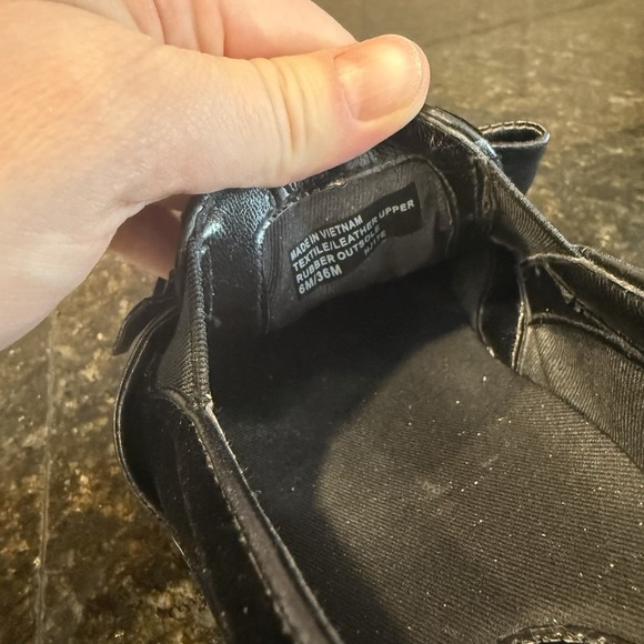 Michael Kors Willa Slip On Shoes Size 6M Black Velvet Bow Detail - Picture 13 of 13